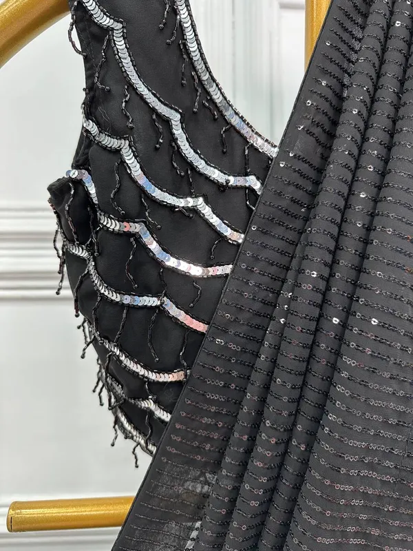 Ready_to_Wear_Black_Designer_Georgette_Saree