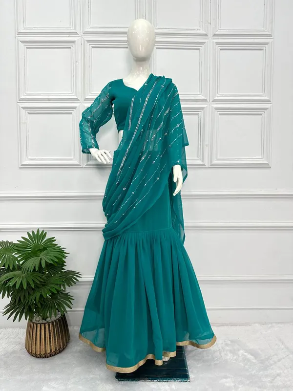 Designer_Sky_Blue_Georgette_Lehenga_Pattern__Saree