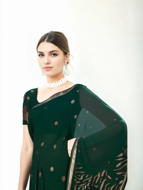 Dark_Green_Woven_Kanjivaram_Silk_Saree_with_Saree_Cover