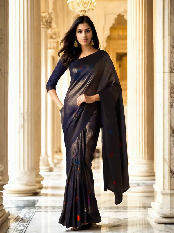 Purple_Woven_Kanjivaram_Silk_Saree_with_Saree_Cover