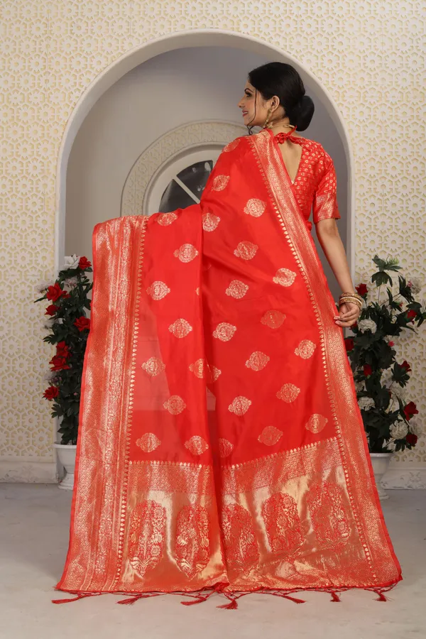 Hot_Red_Kanjivaram_Silk_Saree