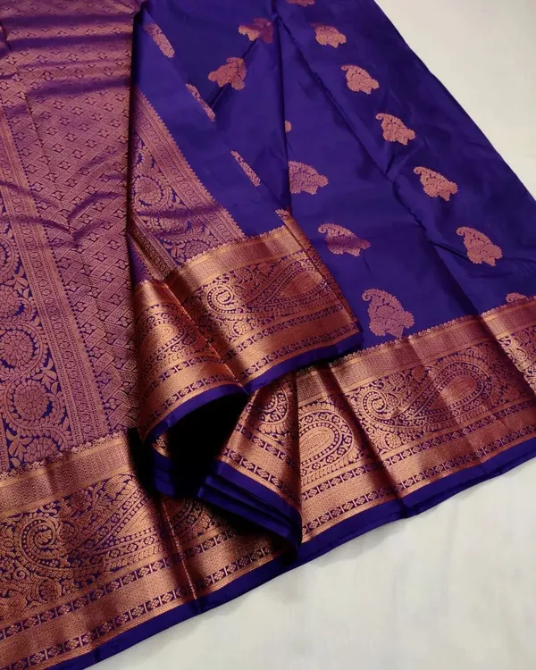 Ideal_Royal_Blue_Soft_Silk_Saree_With_Bucolic_Blouse_Piece