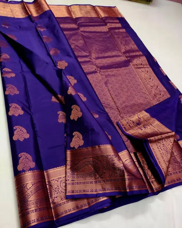 Ideal_Royal_Blue_Soft_Silk_Saree_With_Bucolic_Blouse_Piece