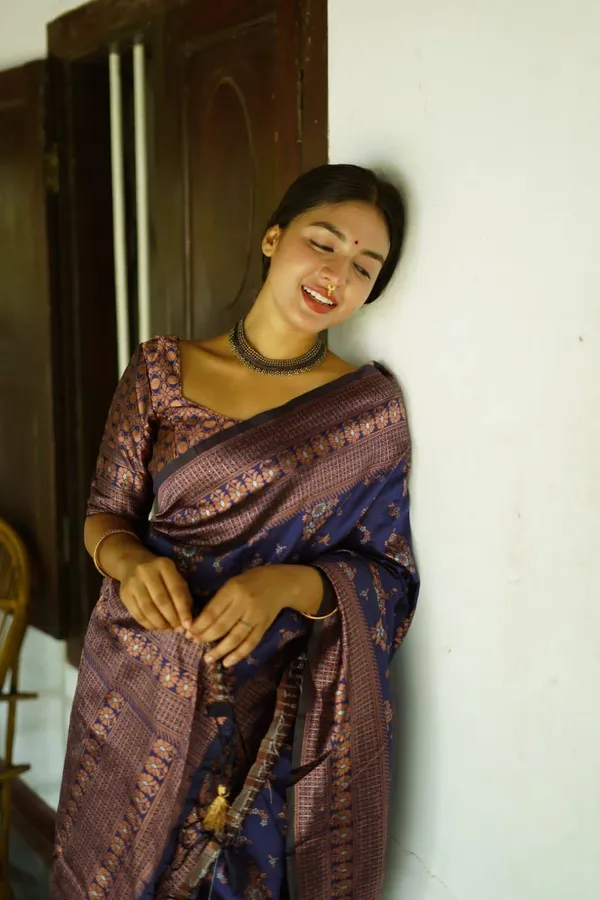 Ideal_Royal_Blue_Soft_Silk_Saree_With_Bucolic_Blouse_Piece