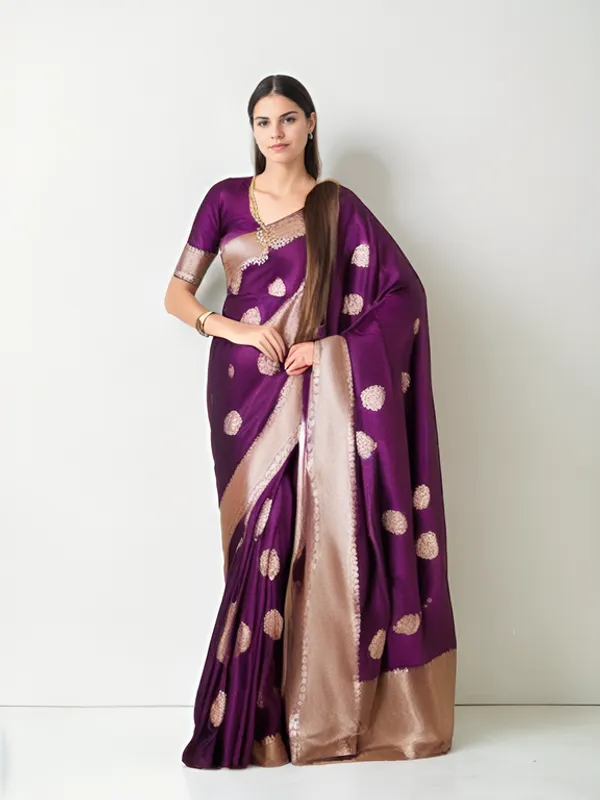 Purple_Woven_Kanjivaram_Silk_Saree_with_Saree_Cover