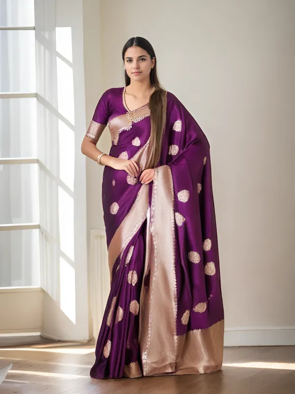Purple_Woven_Kanjivaram_Silk_Saree_with_Saree_Cover