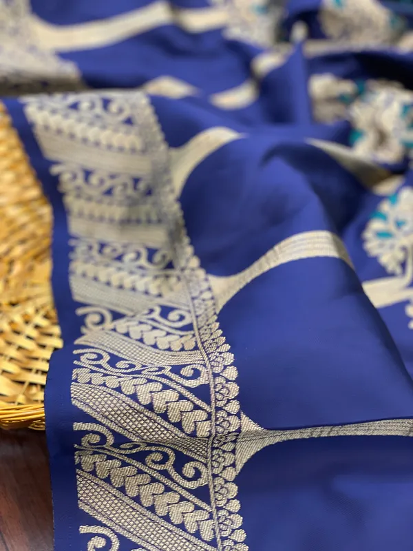 Quintessential_Blue_Soft_Banarasi_Silk_Saree_With_Nemesis_Blouse_Piece