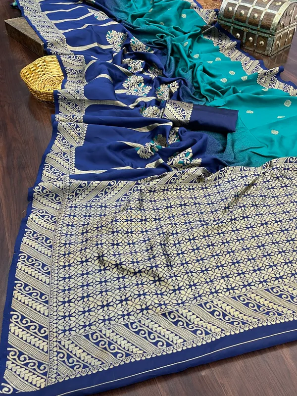 Quintessential_Blue_Soft_Banarasi_Silk_Saree_With_Nemesis_Blouse_Piece