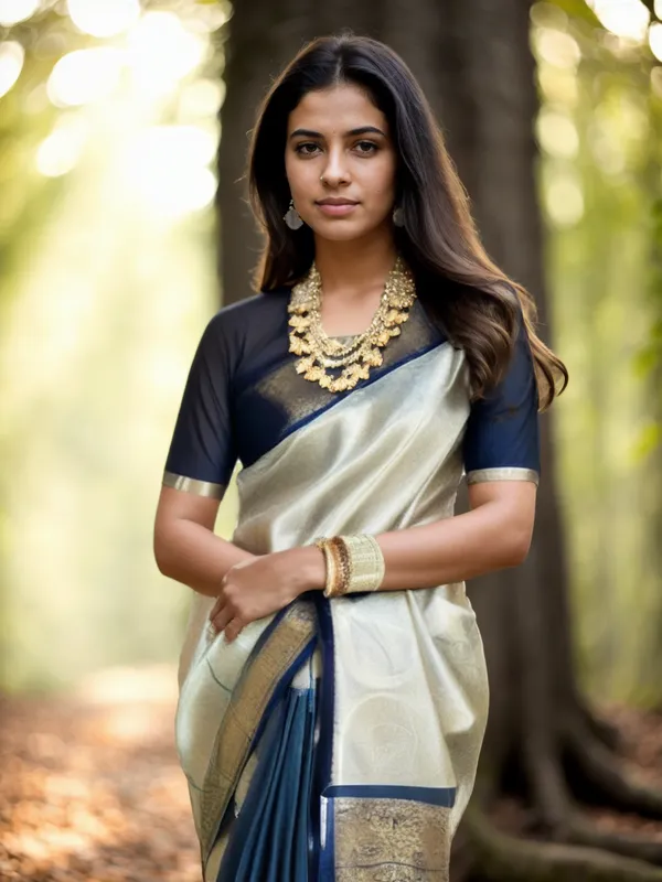Dark_Blue,_Cream_Woven_Kanjivaram_Silk_Saree_with_Saree_Cover