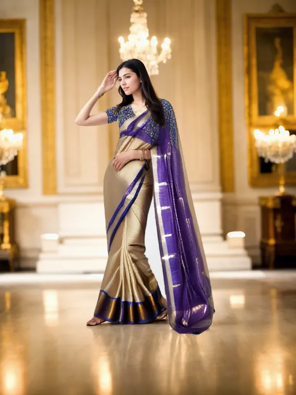 Grey_Woven_Kanjivaram_Silk_Saree_with_Saree_Cover