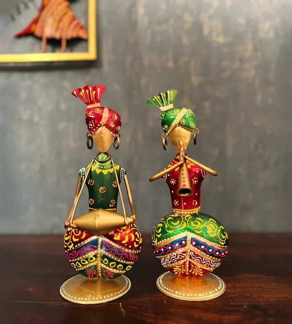 Metal_Musician_Showpiece_Set_Of_2