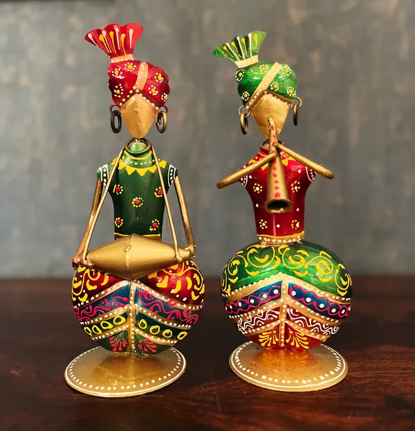 Metal_Musician_Showpiece_Set_Of_2