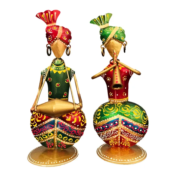 Metal_Musician_Showpiece_Set_Of_2