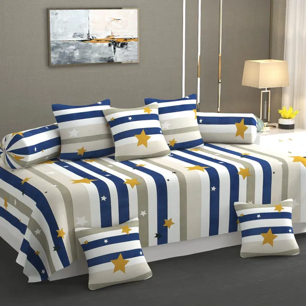 Diwan_Set_Covers_Cotton_8_Pieces_Pure_Cotton_Designer_Printed_Standard_Diwan_Set_(1_Single_Bedsheet,_2_Bolster_Covers,_5_Cushion_Covers)_Multicolour