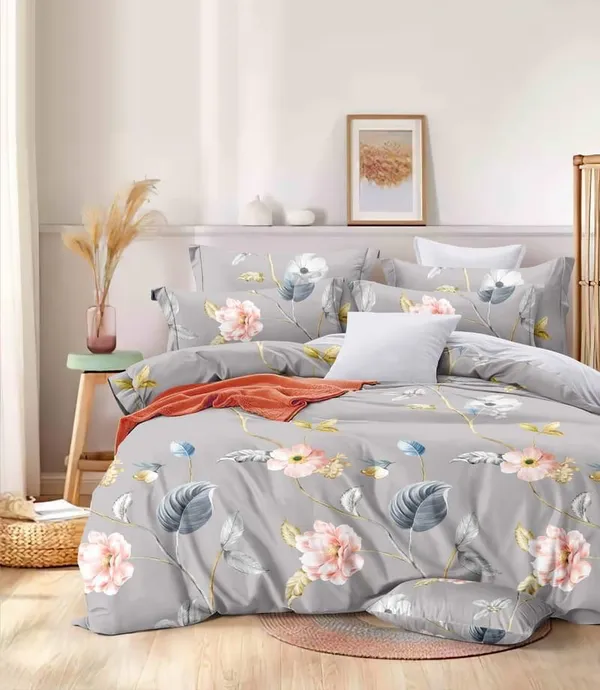 PURPLE_Pure_Cotton_Bedsheet_Two_Pillow_Covers_Included