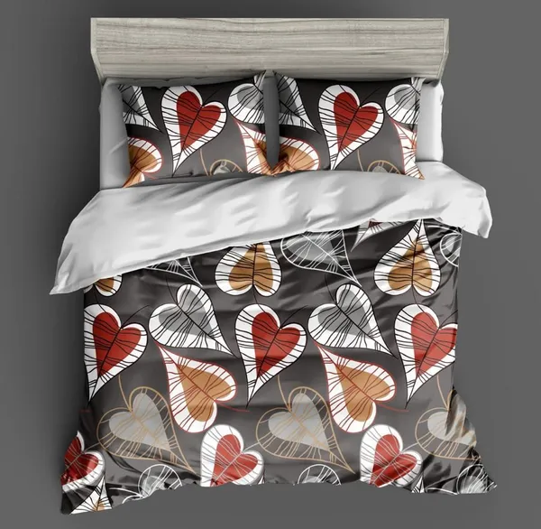 GREY_Pure_Cotton_Bedsheet_Two_Pillow_Covers_Included