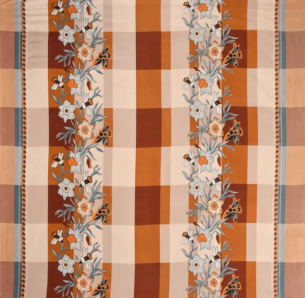 BROWN_Pure_Cotton_Bedsheet_Two_Pillow_Covers_Included_108X108