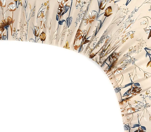 CREAM_Pure_Cotton_Bedsheet_Two_Pillow_Covers_Included_108X108