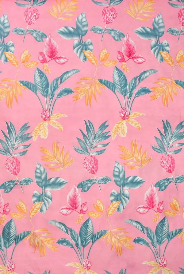 PINK_Pure_Cotton_Bedsheet_Two_Pillow_Covers_Included_60X90
