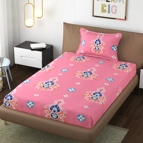 Queen_Size_Single_Elastic_Fitted_Bed_Sheet