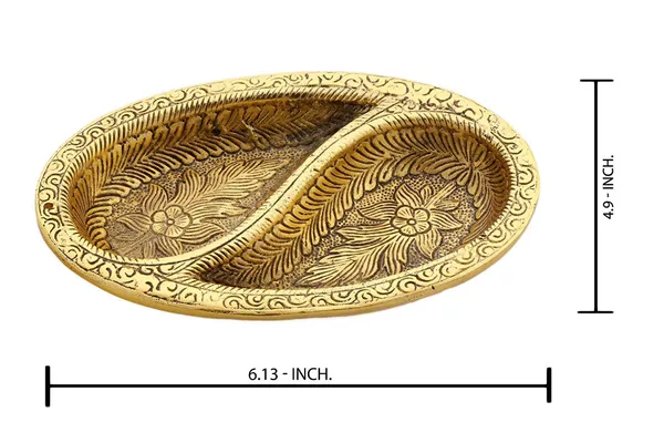 Metal_Decorative_Tray_for_Tableware,Dry_Fruit_Tray,Saunf_Supari_Candy,Dry_Fruit_and_Sweets_Serving_Tray
