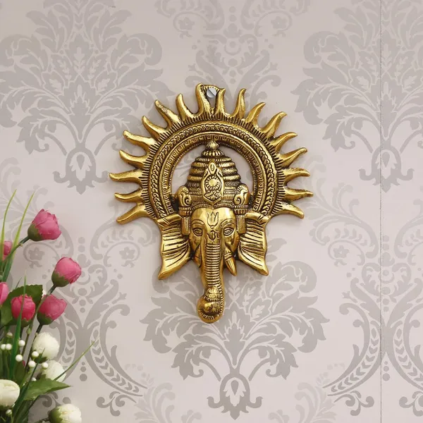 Golden_Lord_Ganesha_With_Sun_Decorative_Metal_Wall_Hanging_Art_Decorative_Showpiece_For_Wall_Decor,_Home_Decor,_Pooja_Room_Temple_&_Gift