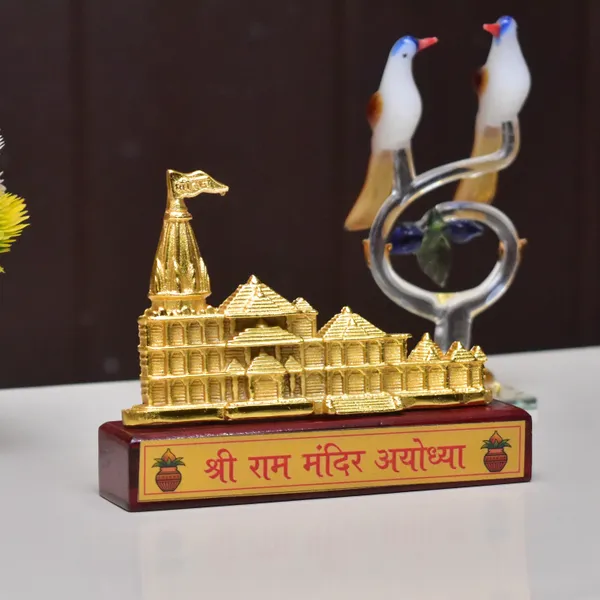 KridayKraft_Metal_Shree_Ram_Mandir_Architectural_with_Wooden_Base_Model_Prabu_Shri_Ram_Janam_Bhumi_Ayodhya_Showpiece_for_Home_Decor,_Office_|_Metal_Showpiece