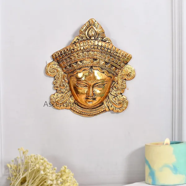 Metal_Durga_Mata_Face_for_Wall_Hanging_Sculpture_Ambe_Maa_face_Hindu_Religious_Maa_Kali_Durga_Head_for_Home_Decor,Office,Diwali_and_Navratri
