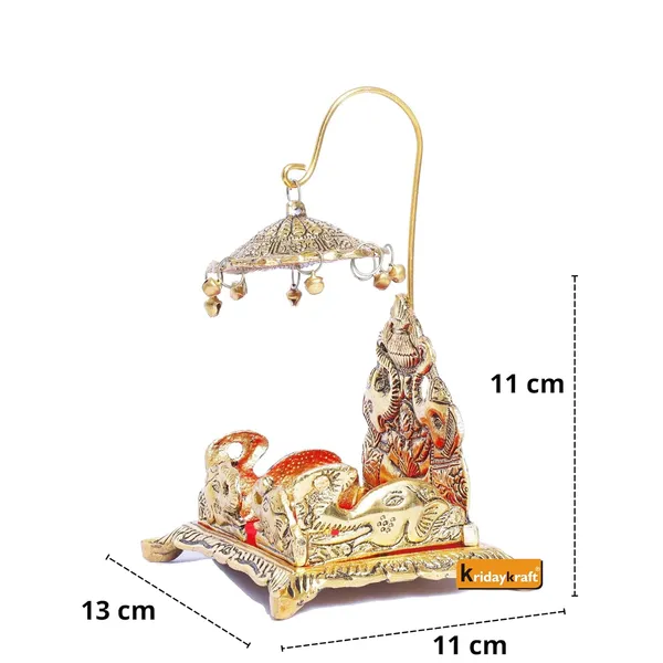 Metal_Ladoo_Gopal_Singhasan_Krishna_Idol_Accessories,Singhasan_for_Laddu_Gopal_Pooja,Decorative_Showpiece