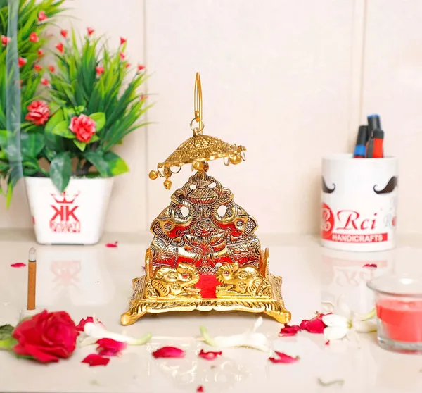Metal_Ladoo_Gopal_Singhasan_Krishna_Idol_Accessories,Singhasan_for_Laddu_Gopal_Pooja,Decorative_Showpiece