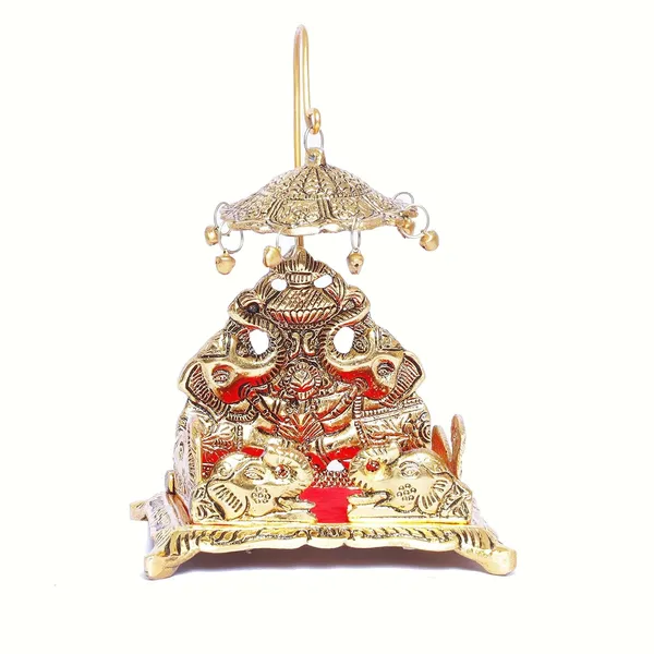 Metal_Ladoo_Gopal_Singhasan_Krishna_Idol_Accessories,Singhasan_for_Laddu_Gopal_Pooja,Decorative_Showpiece