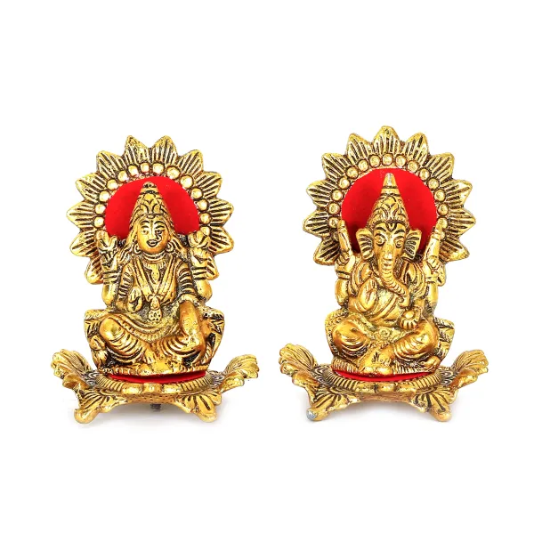 Metal_Laxmi_Ganesh_Statue/Murti_for_Pooja_Room_&_Home_Office_D???cor,Kamal_Laxmi_Ganesha_Idol_for_Diwali_Gift