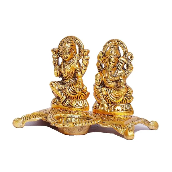 Metal_Laxmi_Ganesh_Statue/Murti_for_Pooja_Room_&_Home_Office_D???cor,_Laxmi_Ganesha_Diya_Idol_for_Diwali_Gift