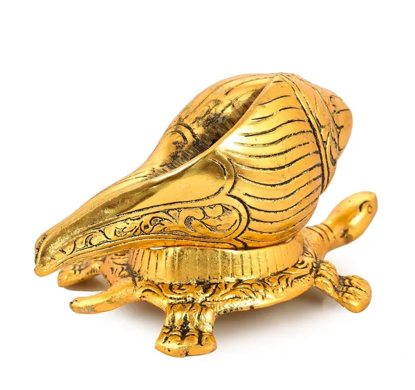 Shank_Kachhua_Stand_Turtle_for_Vastu_Feng_Sui,Kachua_Yantra_for_Good_Luck_&_Evil_Eye_Protection