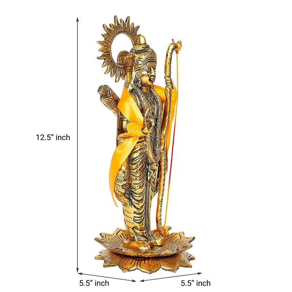 White_Metal_Lord_Ayodhya_Ram_Idol_Statue_on_Lotus_Showpiece_|_Ram_ji_ki_Murti_(33_cm,_Gold)