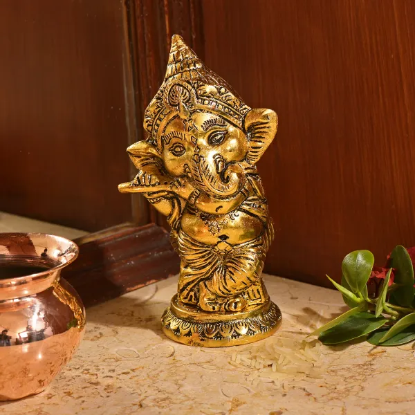 Golden_Ganesha_Playing_Bansuri_Ganesh_Ji_Idol_For_Gift_|_Diwali_Gift_Set_|_Home_Decor_Murti_Decorative_Showpiece_-_15_Cm_(Aluminium)