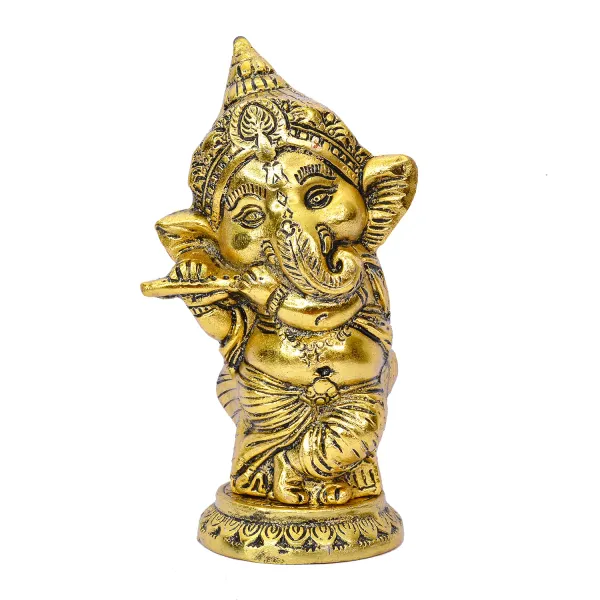 Golden_Ganesha_Playing_Bansuri_Ganesh_Ji_Idol_For_Gift_|_Diwali_Gift_Set_|_Home_Decor_Murti_Decorative_Showpiece_-_15_Cm_(Aluminium)