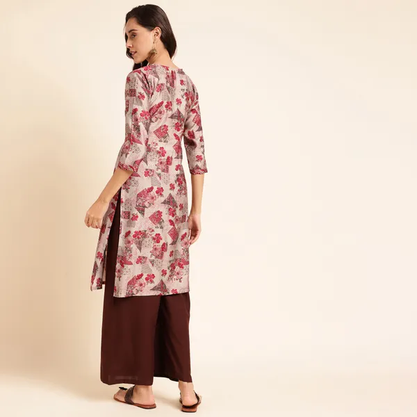 Rekha_Maniyar_Presenting_Girls_And_Women's_New_Design_Kurti_Chanderi_Silk_With_Fancy_Printed