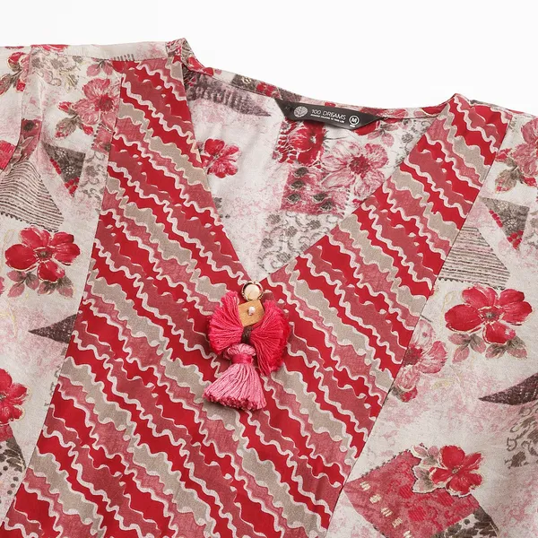 Rekha_Maniyar_Presenting_Girls_And_Women's_New_Design_Kurti_Chanderi_Silk_With_Fancy_Printed