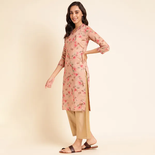 Rekha_Maniyar_Presenting_Girls_And_Women's_New_Design_Kurti_Chanderi_Silk_With_Fancy_Printed