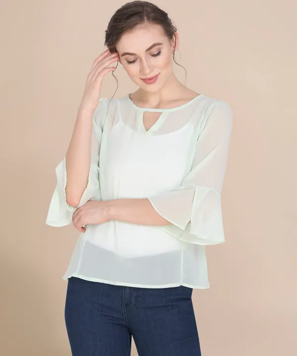 Rekha_Maniyar_Girls_And_Women's_Georgette_Fabric_Western_Top