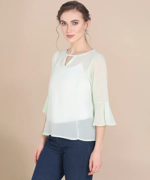 Rekha_Maniyar_Girls_And_Women's_Georgette_Fabric_Western_Top