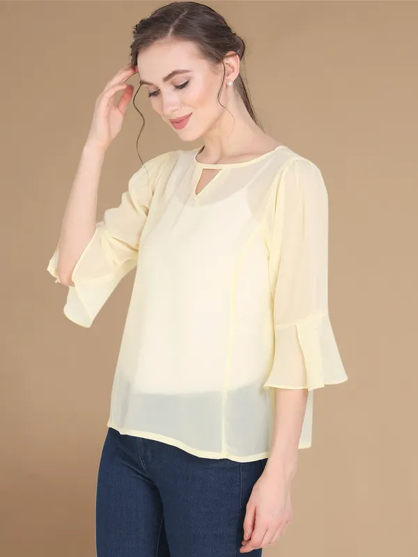 Rekha_Maniyar_Girls_And_Women's_Georgette_Fabric_Western_Top