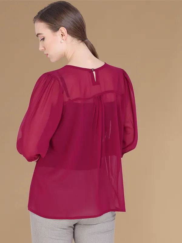 Rekha_Maniyar_Girls_And_Women's_Georgette_Fabric_Western_Top