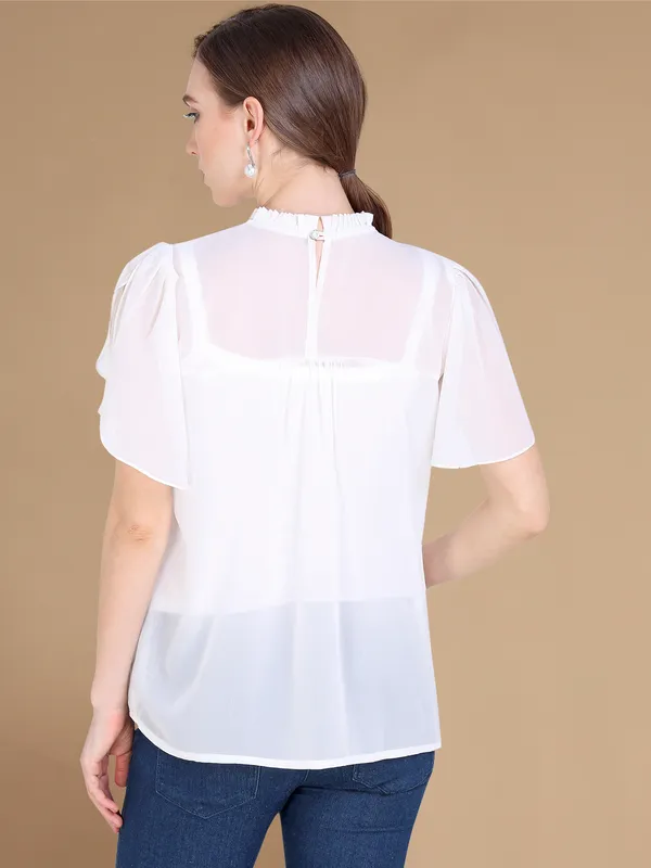 Rekha_Maniyar_Girls_And_Women's_Georgette_Fabric_Western_Top