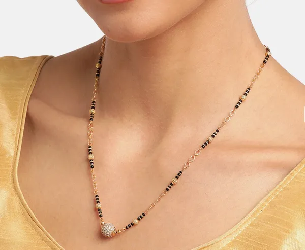 White_Ball_Premium_Prime_Short_Mangalsutra_|_American_Diamond_|_Fine_Design_Jewelry_&_Accessories_|