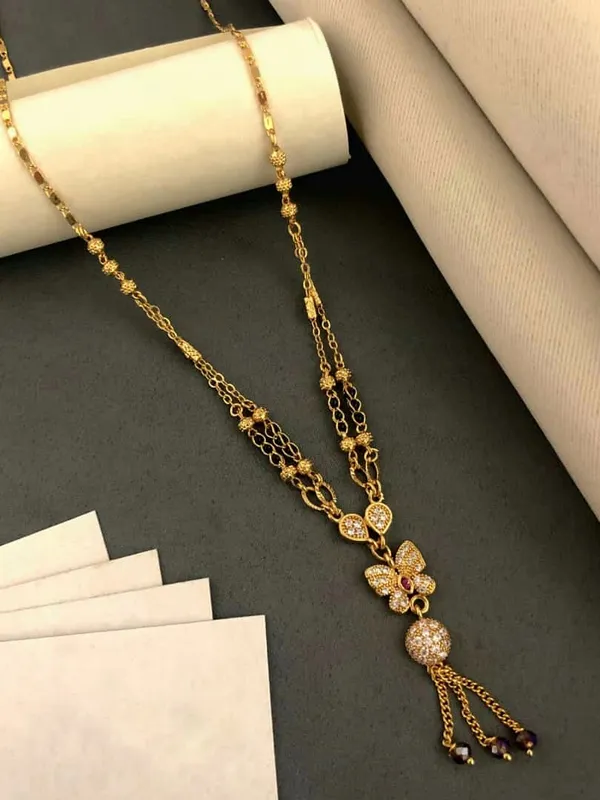 Buy gold plated mangalsutra online best sale
