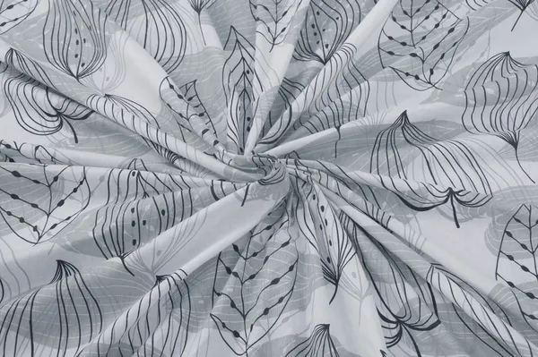 Floral_Bedsheet_for_Single_Bed_with_1_Pillow_Cover_-_Grey,_Black_&_White__-_Thread_Count_144