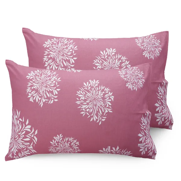 144_TC_Cotton_Fitted_Bedsheets_King_Size_with_2_Pillow_Covers_|_6ft_x_6.5ft_|_White_&_Mauve