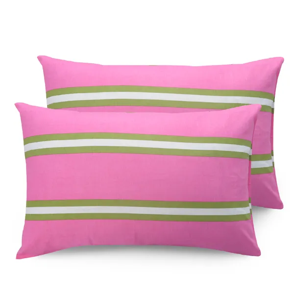 144_TC_Double_Size_Cotton_Elastic_Fitted_Bedsheets_with_2_Pillow_Covers_|_60_x_78_inches